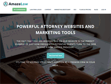 Tablet Screenshot of amazelaw.com
